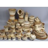 A Large Quantity of Fosters Pottery to comprise Breakfast Wares, Storage Jars, Oven Dishes, Toast