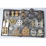 A Collection of WWI British Army Cap Badges