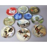 A Collection of Various Collectors Plates to Include Christmas Plates, Railway Plates, Spode Horse