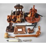 A Collection of various Modern Pipes, Pipe Cases, Ashtrays, Tools Etc