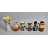 A Collection of Various Late 20th Century Jugs to comprise West German Examples etc