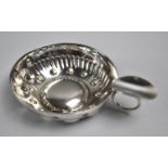 A Silver Plated Wine Taster, 7.5cms Diameter