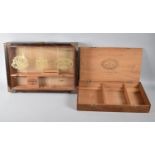 Two Tobacconist's Cigar Boxes