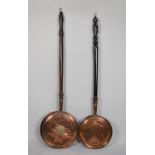 Two 19th Century Copper Bed Warming Pans