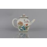 An 18th Century Chinese Porcelain Teapot decorated in the Famille Rose Palette with Blossoming