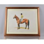 A Framed Print of Arkle with Pat Taafe Up after G Keane, 50x40cms