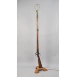 Of Military Interest: A Russian 1844 Pattern Percussion Musket now Converted to Standard Lamp