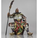 A Large 20th Century Chinese Shiwan Stoneware Figure, Guan Yu (Yuchang) A Chinese Military