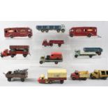 A Collection of Various Playworn Dinky Toys