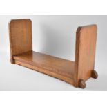 A Mid 20th Century Oak Book Rack, 42cms Wide