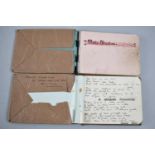 Two Autograph Albums for Molly Stanton, Circa 1924 containing Water Colours, Sketches, Mottoes and