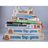 A Collection of Late 20th century Board Games to include Mousetrap, Cluedo, Haunted House, Booby-