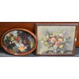 Two Framed Floral Prints