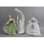 Three Royal Doulton Figures, Kelly, Fair Lady and First Steps