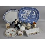 A Collection of Various Ceramics to include Royal Worcester Evesham Items, Portuguese Cat