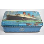 A Queen Mary Tin, 18.5cms Wide