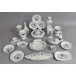 A Collection of Various Wedgwood Clementine China to comprise Vases, Dishes, Lidded Pots Etc