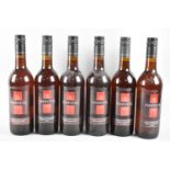 Six Bottles of Harveys Amontillado Blended Sherry, Medium Dry