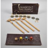 A Vintage Boxed Bussey's Table Croquet Game, Missing Black Ball (Box AF)