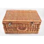 A Wicker Picnic Hamper, 52cm wide