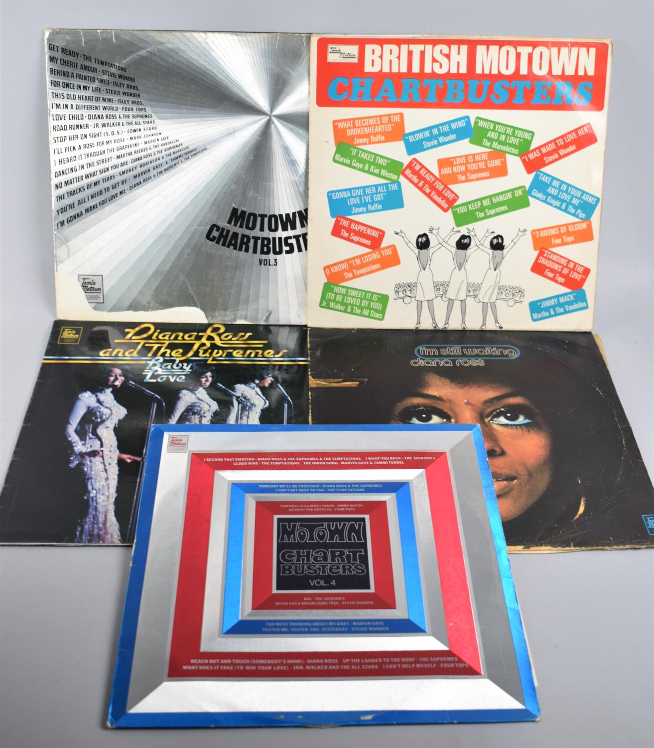 A Collection of Five Vintage Tamala Motown LPS
