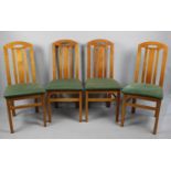 A Set of Four Modern Chairs