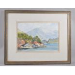 A Framed Watercolour, Turkish Lagoon, Signed N Higgin and Dated '96, 32x22cm