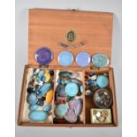 A Collection of Over Twenty-five Ruskin Cabochons of Various Sizes and Colours (impressed marks)
