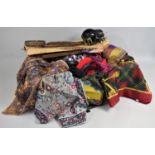 A Collection of Various Ladies Belts, Scarves, Feathers etc