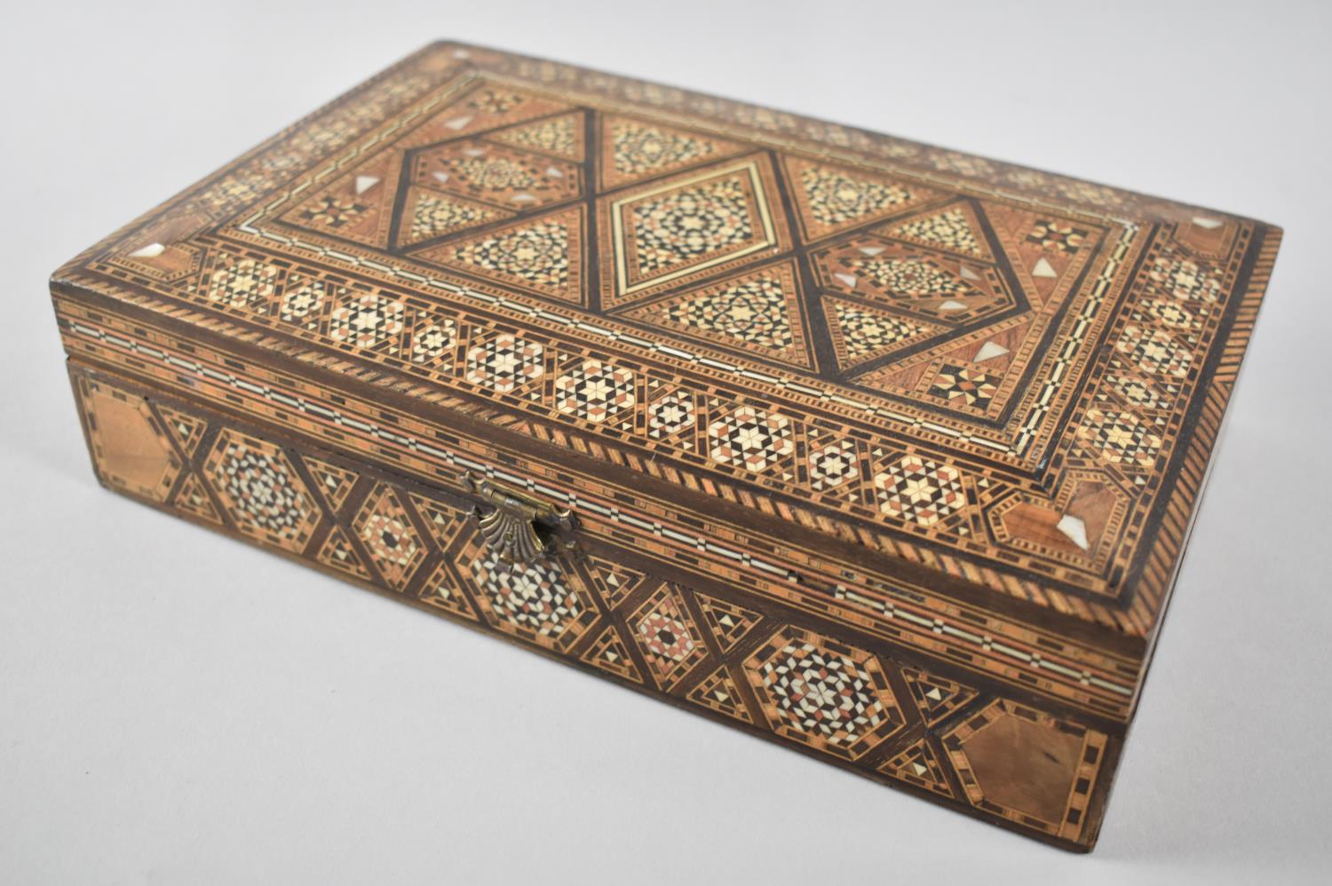 A Modern Souvenir Indian Visakhapatnam Type Box, 28cm wide