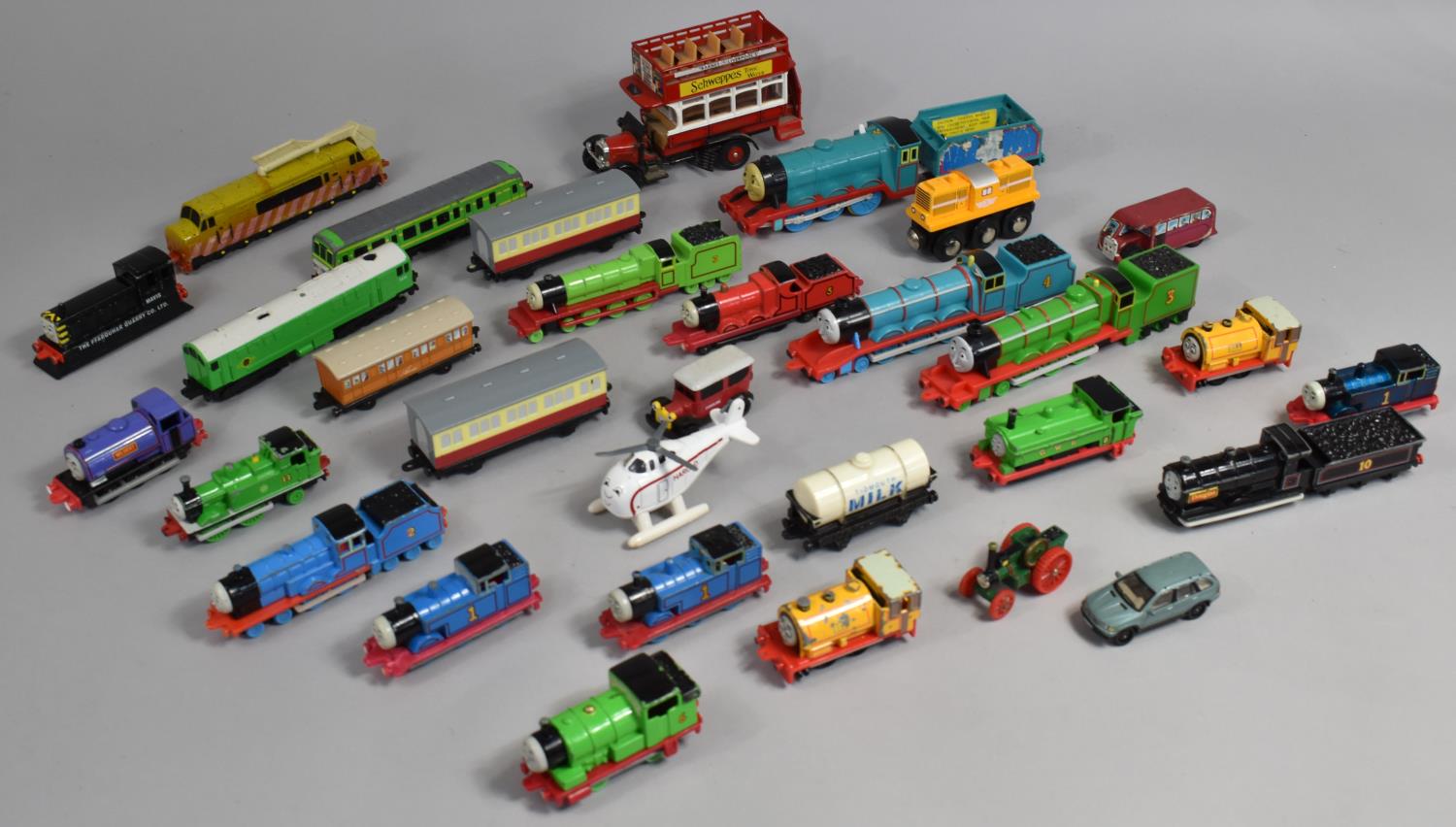 A Collection of Thomas the Tank and Other Locomotives, Diecast Toys etc