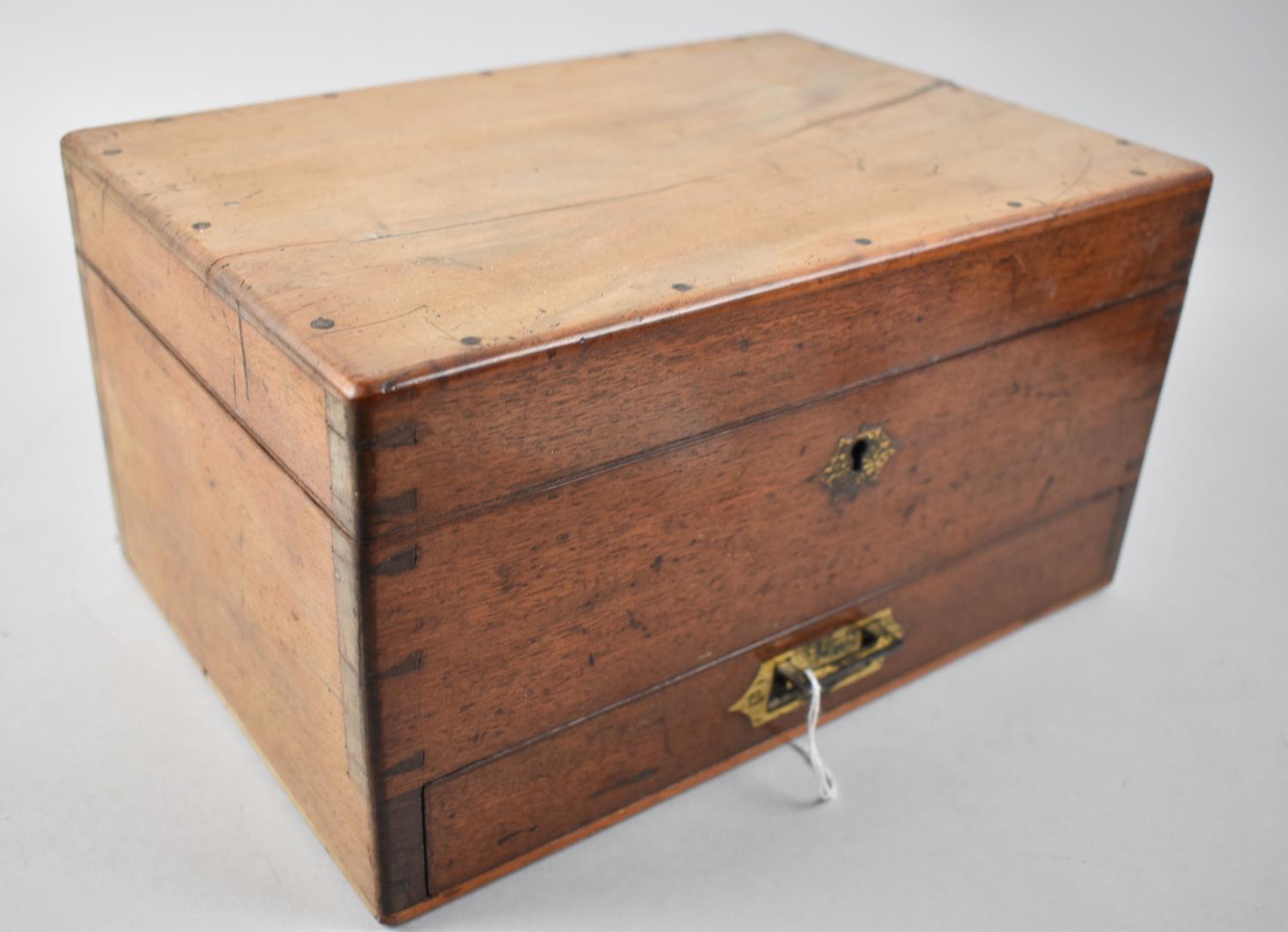 A Late 19th Century Mahogany Homeopathic Chemist's Box with Hinged Lid to Fitted Interior, Base - Image 2 of 2