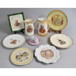 A Collection of Boer War and Other Commemorative China to Comprise Field-Marshal Lord Roberts Jug,