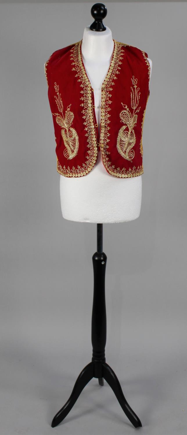 An Embroidered Chinese Waistcoat