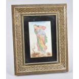 An Indian Micro Mosaic Photo Frame with Easel Back, 25x19.5cm