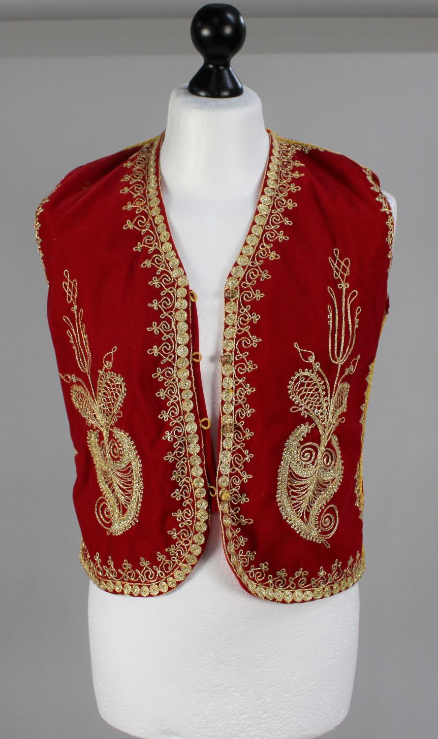 An Embroidered Chinese Waistcoat - Image 2 of 3