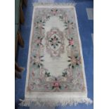 Two Chinese Woollen Rugs