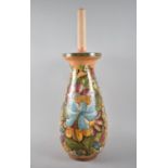 A Mid 20th Century Signed Italian Vase Shaped Table Lamp Base by Morelli, 58cm high