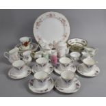 A Collection of Mixed Tea and Coffee Wares by Royal Albert to include Star Flower, For All
