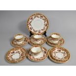 An Edwardian Royal Albert Part Tea Set to comprise Four Cups, Six Saucers, Six Side Plates and a