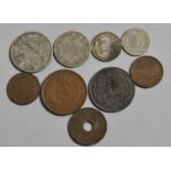 A Collection of Various Middle Eastern Silver and Copper Coinage to Comprise C.1937-1939 Silver 50
