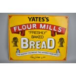 A Printed Replica Enamel Sign for Yate's Flour Mills, Bread, 35.5x28cms