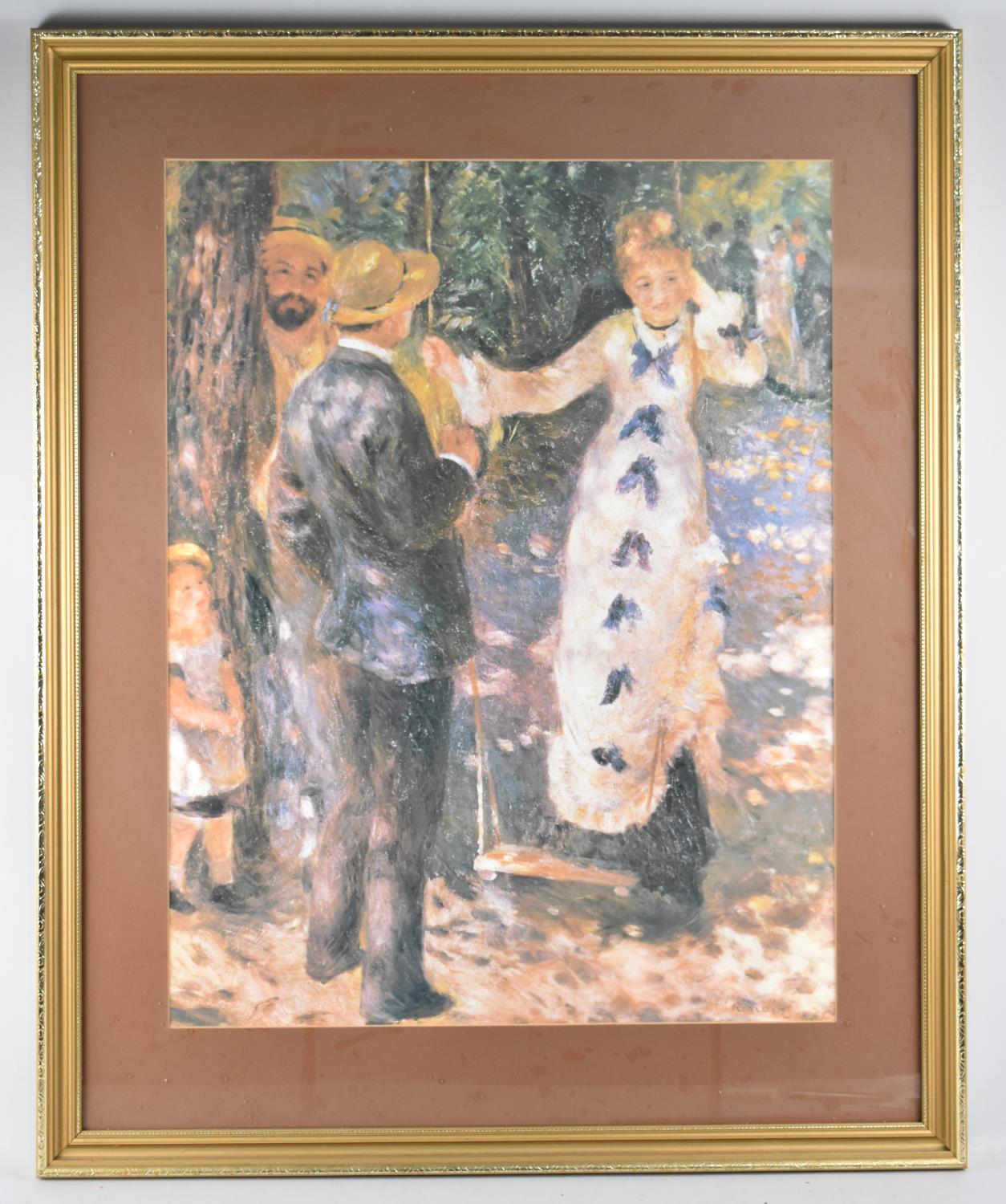 A Framed Renoir Print, The Swing, 51x67cms