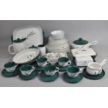 A Large Collection of Denby Greenwheat Ceramics to include Cups, Saucers, Sugar Bowls Tureens Etc