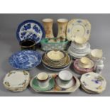 A Collection of Various Ceramics to include Copeland Spode Italian Pattern Bowl, Two Large Blush