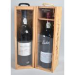 Two Wooden Cased Bottles of Port, 1997 Late Bottle Vintage by Krohn and 1999 Late Bottle Vintage