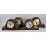 A Collection of Four Clocks and Clock Cases for Restoration