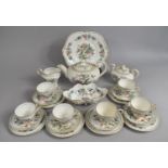 A Collection of Various China to include Aynsley Pembrooke Pattern Cups, Saucers, Side Plates,