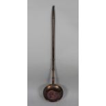 A Vintage Long Handled Copper Bed Warming Pan