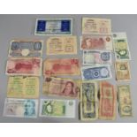 A Collection of Various British and Foreign Bank Notes, Premium Bonds Etc
